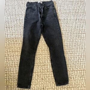 Agolde “Nico” Black Jeans Size 25